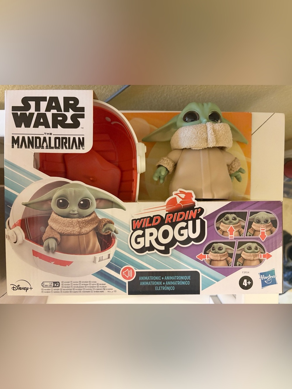 NEW Disney Star Wars The Mandalorian Wild Ridin Grogu Animatronic Toy Baby Yoda